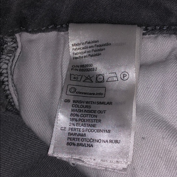 H&M: Gray Ripped Jeans - Picture 5 of 5